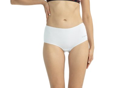 U.S.POLO ASSN vyšší kalhotky 67008 3PACK bílá, černá, tělová